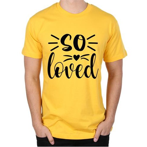 Men's Heart So Loved Graphic Printed T-shirt