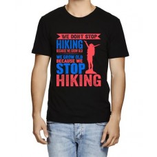 Men's Hiking Stop Graphic Printed T-shirt