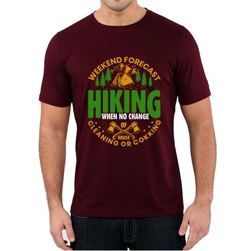 Men's Hiking When No Graphic Printed T-shirt