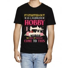 Men's Hobby This Come Graphic Printed T-shirt