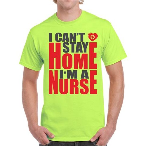 Men's Home Nurse Graphic Printed T-shirt