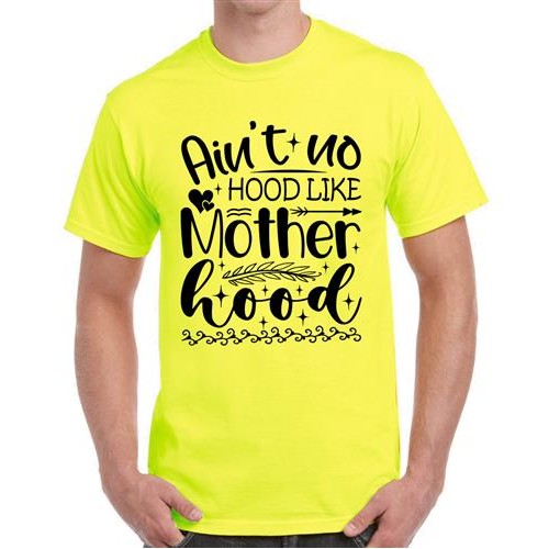 Men's Hood Like Mother Graphic Printed T-shirt