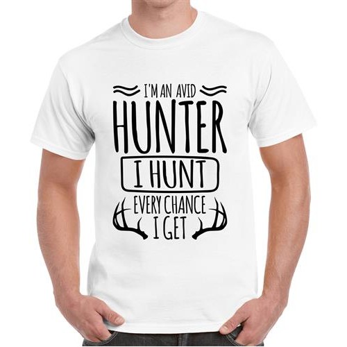 Buy Men's Hunter Hunt Graphic Printed T-shirt at