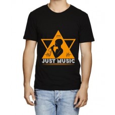 Men's just Music Graphic Printed T-shirt