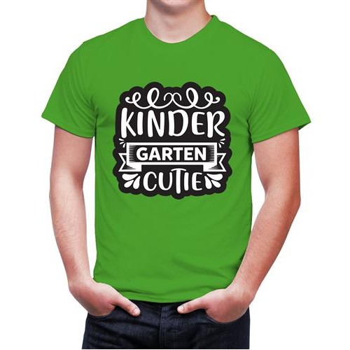Men's Kinder love Cutie Graphic Printed T-shirt