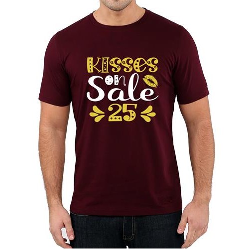 Men's Kisses Sale  Graphic Printed T-shirt