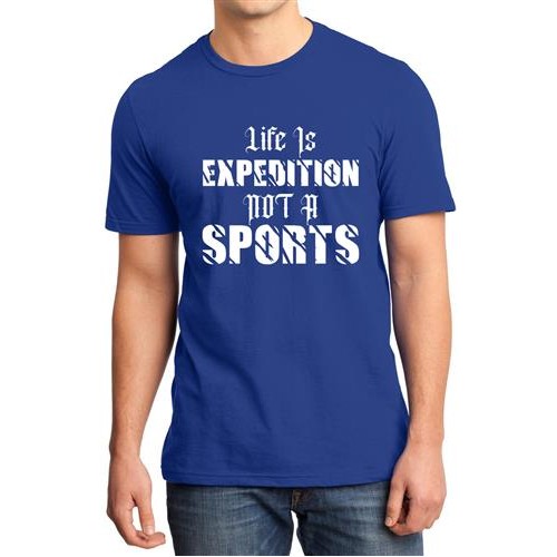 Men's Life Expedition Sports Graphic Printed T-shirt