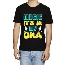 Men's Music My DNA Graphic Printed T-shirt