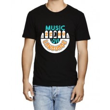 Men's Music My Love Graphic Printed T-shirt