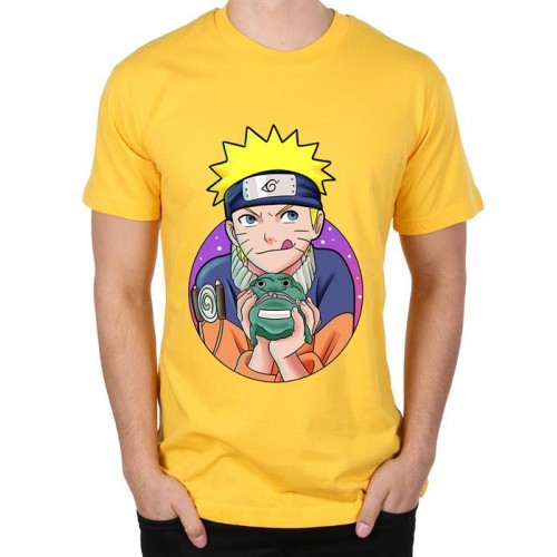 Naruto Frog Wallet Graphic Printed T-shirt