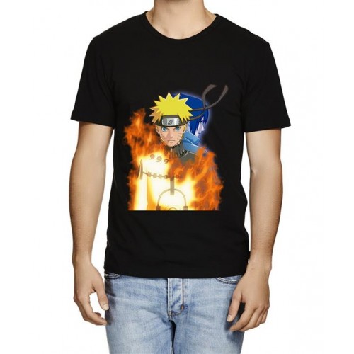 Naruto Sasuke Graphic Printed T-shirt