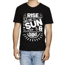 Rise Like The Sun And Shine Graphic Printed T-shirt