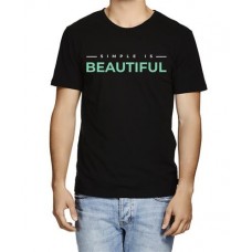Simple Is Beautiful Graphic Printed T-shirt