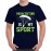 Men's Sport Parachuting Graphic Printed T-shirt