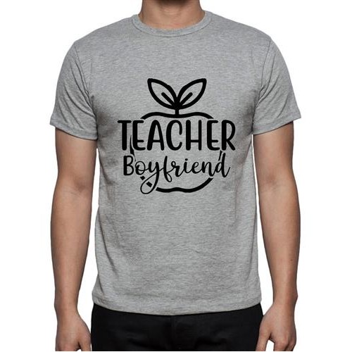 Men's Teacher Boyfriend Graphic Printed T-shirt