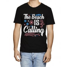 The Beach Is Calling Graphic Printed T-shirt