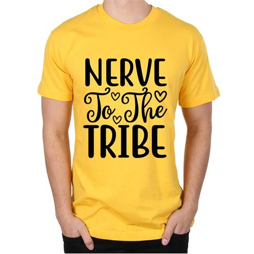 Nerve To The Tribe Graphic Printed T-shirt