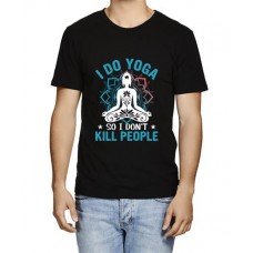 Men's Yoga Don't Kill Graphic Printed T-shirt