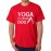 Men's Yoga Down Dog Graphic Printed T-shirt