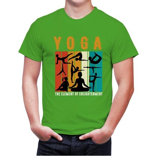 Men's Yoga Element Graphic Printed T-shirt