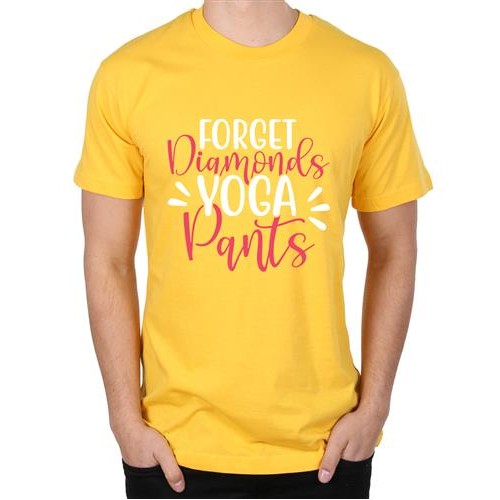 Men's Yoga Pants Graphic Printed T-shirt