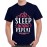 Men's Yoga Sleep Eat Repeat Graphic Printed T-shirt