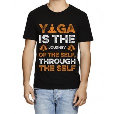 Yoga Is The Journey Of The Self, Through The Self Graphic Printed T-shirt