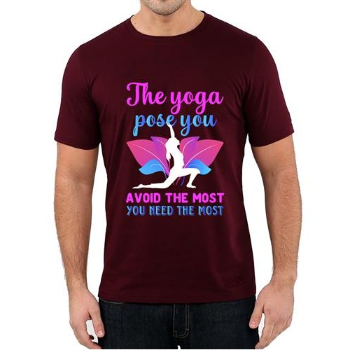 Yoga Pose Graphic Printed T-shirt