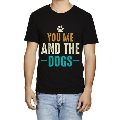 You Me And The Dogs Graphic Printed T-shirt