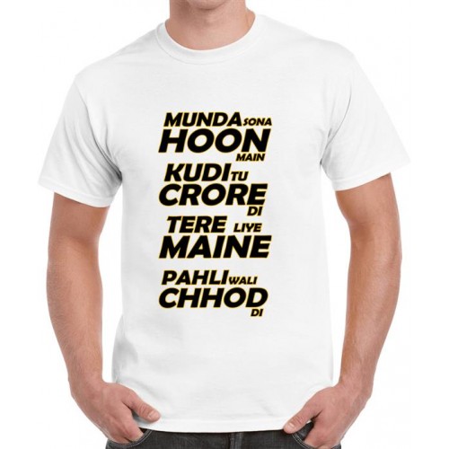 Munda Sona Hoon Main Graphic Printed T-shirt