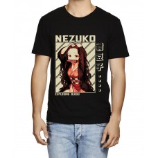Nezuko Exploding Blood Graphic Printed T-shirt