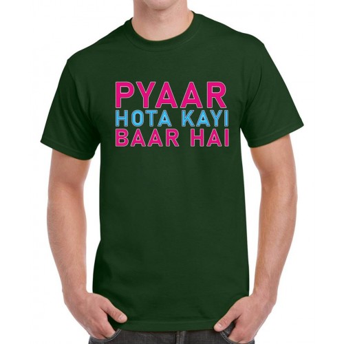 Pyaar Hota Kayi Baar Hai Graphic Printed T-shirt