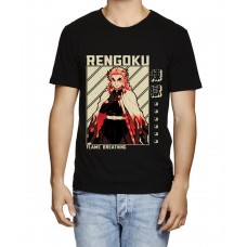 Rengoku Flame Breathing Graphic Printed T-shirt