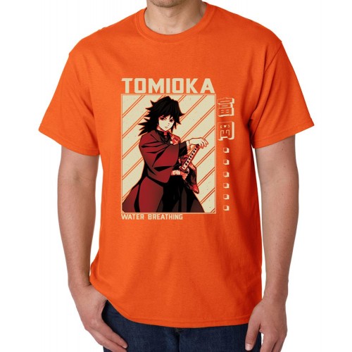Tomioka Water Breathing Graphic Printed T-shirt