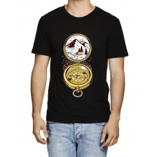 Travel Compass Graphic Printed T-shirt