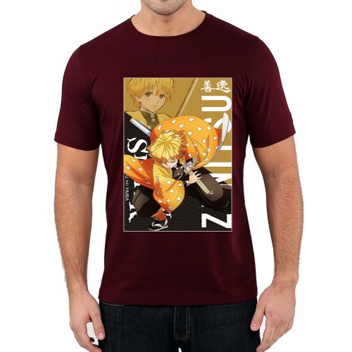 Zenitsu Demon Slayer Graphic Printed T-shirt