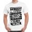 Caseria Men's Cotton Graphic Printed Half Sleeve T-Shirt - 1980 Damn Close