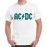 Caseria Men's Cotton Graphic Printed Half Sleeve T-Shirt - Ac/dc