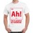 Men's Cotton Graphic Printed Half Sleeve T-Shirt - Ah Element Of Surprise
