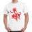 Caseria Men's Cotton Graphic Printed Half Sleeve T-Shirt - Aham Brahmasmi