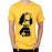 Caseria Men's Cotton Graphic Printed Half Sleeve T-Shirt - Albert Einstein Cartoon