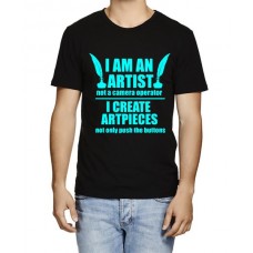 I Am An Artist Not A Camera Operator Graphic Printed T-shirt