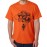 Men's Cotton Graphic Printed Half Sleeve T-Shirt - Astronaut With Planet Balloons