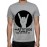 Caseria Men's Cotton Graphic Printed Half Sleeve T-Shirt - Attitude Is Based On