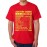 Caseria Men's Cotton Graphic Printed Half Sleeve T-Shirt - August Born Facts