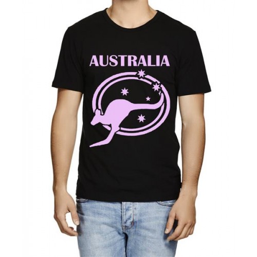 Men's Cotton Graphic Printed Half Sleeve T-Shirt - Australia