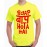 Men's Cotton Graphic Printed Half Sleeve T-Shirt - Baap Baap Hota Hai