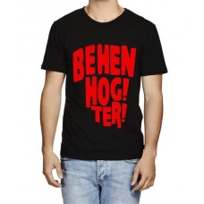 Caseria Men's Cotton Graphic Printed Half Sleeve T-Shirt - Behen Hogi Teri