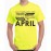 Men's Cotton Graphic Printed Half Sleeve T-Shirt - Best Born In April
