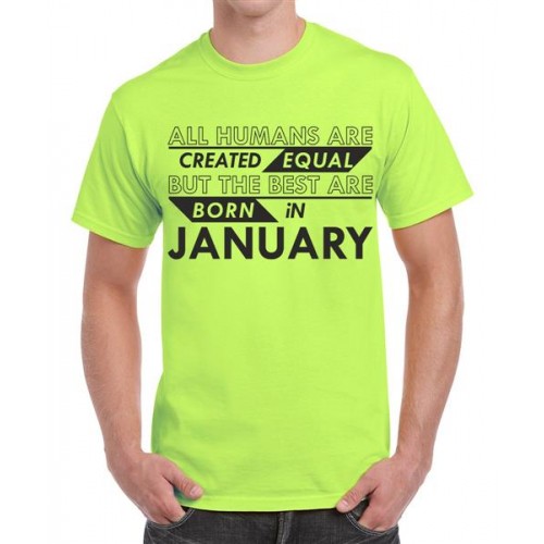 Best Are Born In January Graphic Printed T-shirt